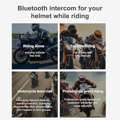 Mesh 3.0 Motorcycle Bluetooth Headset