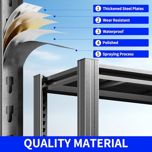 Metal Storage Shelving (5 Count)