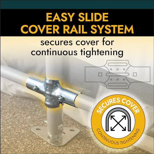 10' x 20' x 8' Peak Style Roof Instant Garage Carport Car Canopy with Steel Frame and Waterproof UV
