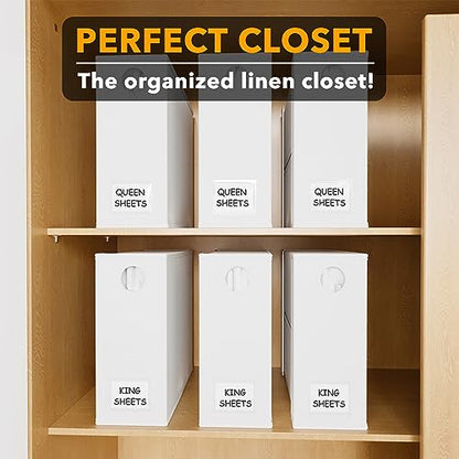6 Pack Bed Sheet Organizers and Storage