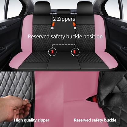 Faux Leather Full Set Car Seat Covers