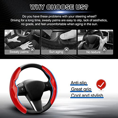 Steering Wheel Cover for Tesla Model 3