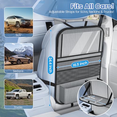 2PACK Car Backseat Organizer with Touch Screen Tablet Holder