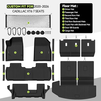 All Weather TPE Floor Mat Set for 2020