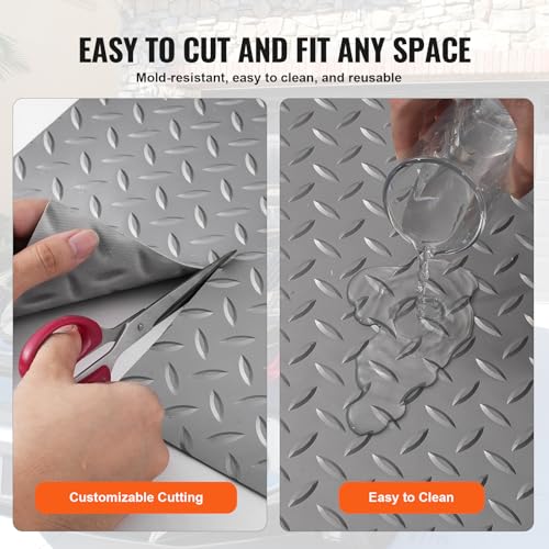 Floor Mat 13 x 4.9 FT PVC Flooring Roll