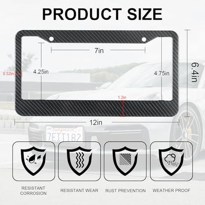 Carbon Fiber License Plate Frames