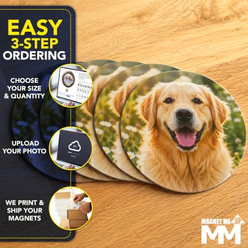 Custom 5 Inch Round Magnet (5 Count)