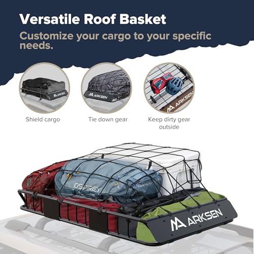 54" x 34" x 6" Roof Rack Cargo Basket with Bag