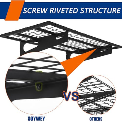 2 Pack 1.5x3FT Garage Shelving 17.7 (2 Count)