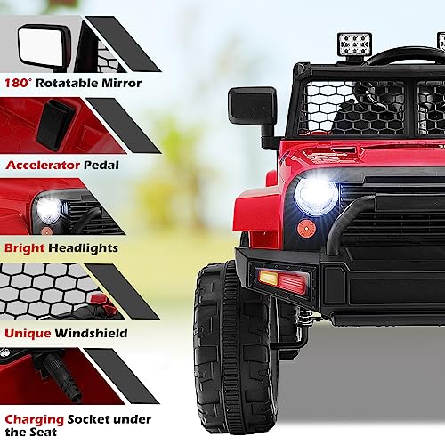 Ride on Car 12V Battery Powered Truck Vehicle with Remote Control