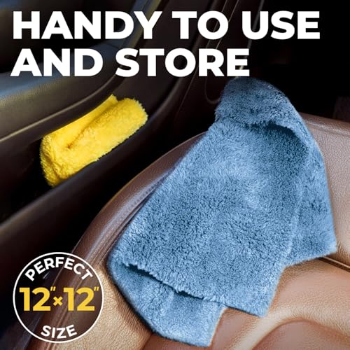 Edgeless Microfiber Car Towels (6 Count)