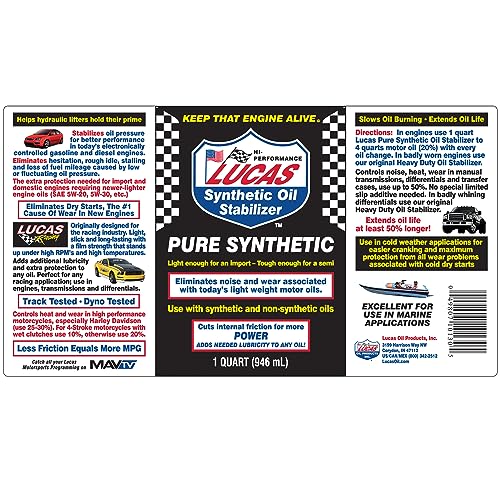 10130 Pure Synthetic Oil Stabilizer (32 Fl Oz)