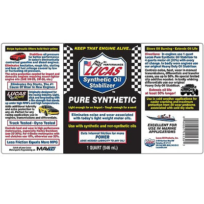 10130 Pure Synthetic Oil Stabilizer (32 Fl Oz)