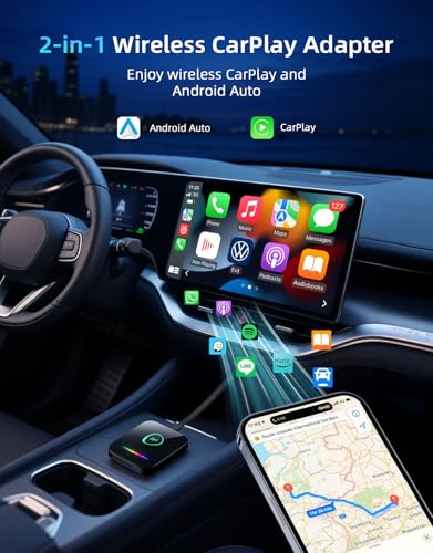 Wireless CarPlay Adapter & Android Auto Dongle