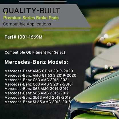 Rear Semi Metallic Brake Pads
