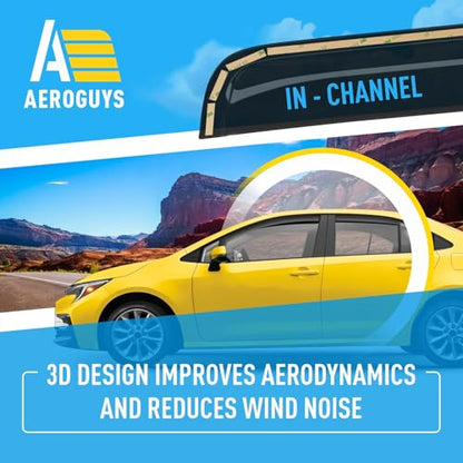 Extra Durable Window Deflectors in (4 Count)