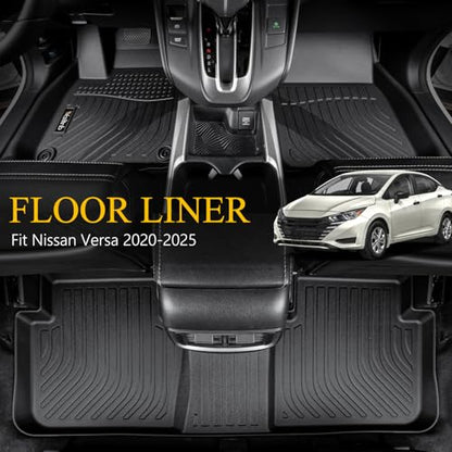 Floor Mats Liner Fit for Nissan Versa 2020