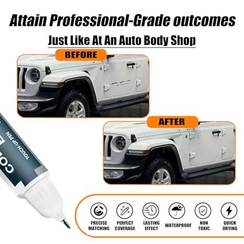 PW7 GW7 Bright White Touch Up Paint for Jeep