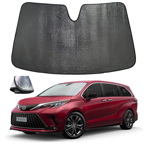 Car Windshield Sun Shade for Toyota Sienna 2021