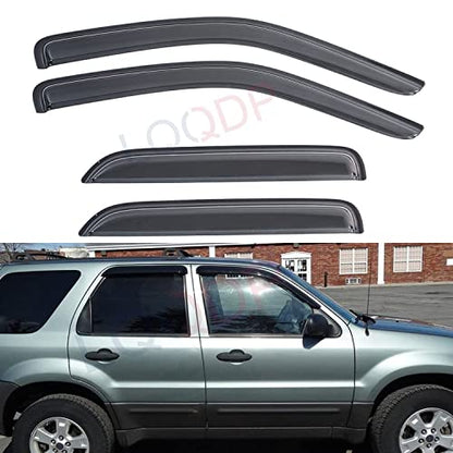 4pcs JDM Window Visors Rain Guards for 01 (4 Count)