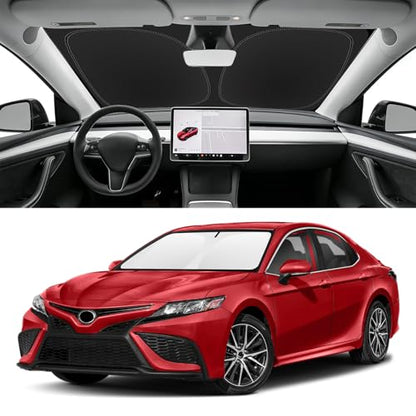 Custom Fit Windshield Sun Shade for Toyota Camry 2018