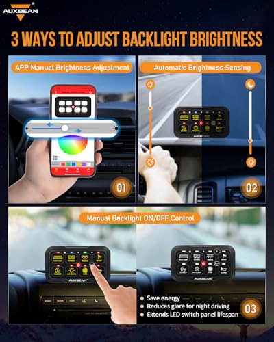 8 Gang Switch Panel Bluetooth AR