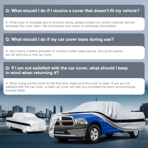 10 Layers Truck Cover Waterproof All Weather Custom Fit for Ford