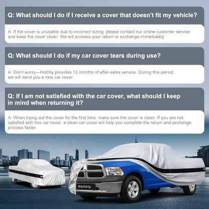 10 Layers Truck Cover Waterproof All Weather Custom Fit for Ford