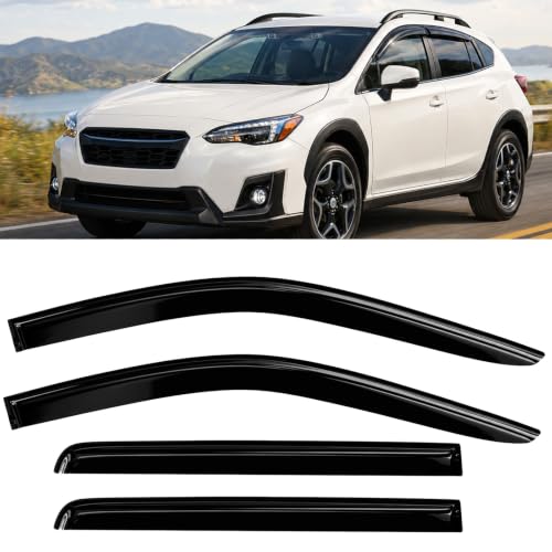 4PC Window Rain Guards fit 2018 (4 Count)