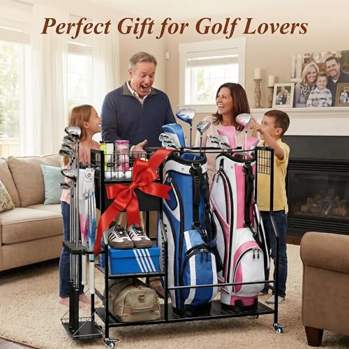 Golf Bag Organizer for Garage