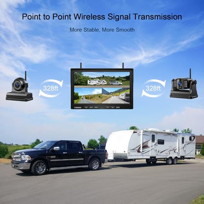 HD 10" Magnetic Wireless Backup Camera
