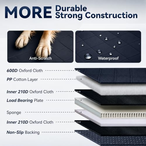 High Barrier Dog Car Seat Cover