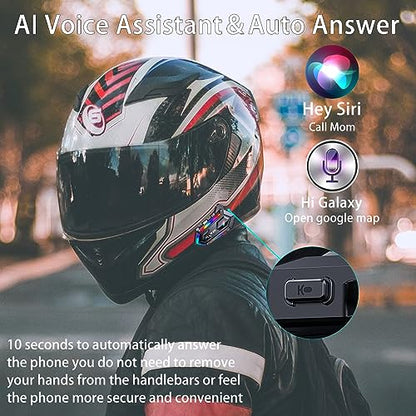 Motorcycle Helmet Speakers High Battery Life Helmet Headset