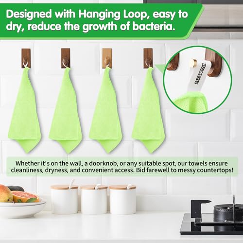 Sage Green Microfiber Cleaning Cloth (8 Count)