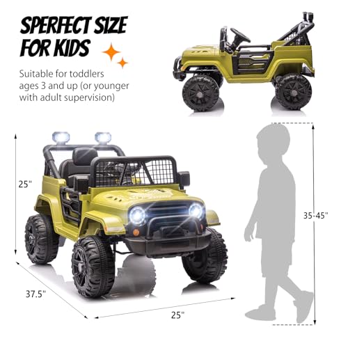 12V Kids Ride on Truck with Remote Control
