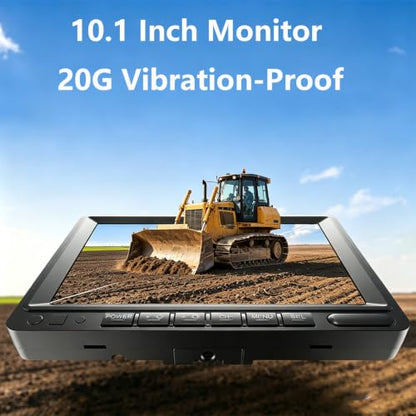 10.1" 1080P AHD Wired Reverse Rear View Backup Camera System