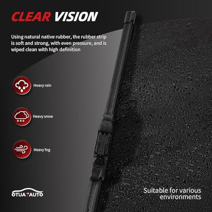 Windshield Wiper Blades Replacement for BMW X5 2019 (3 Count)