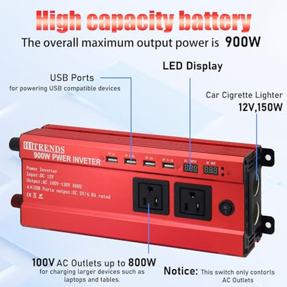 900W Inverter for Car Power Inverters