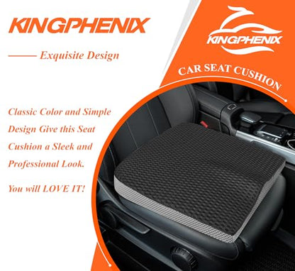 Memory Foam Car Seat Cushion for Driving Comfort and Office Use