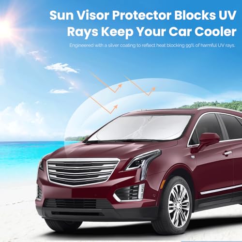 Custom fit XT5 Windshield Sunshade for 2017