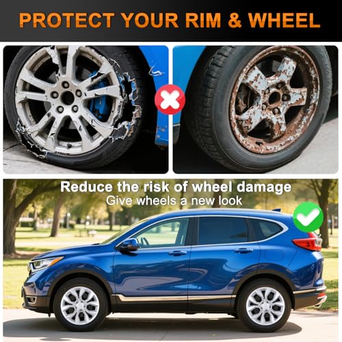 Wheel Cover Hubcaps 17 Inch Compatible with Honda CR (4 Count)