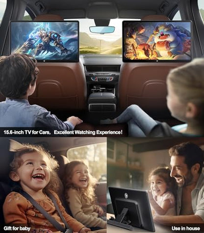 15.6 inch 4K Android Portable Car TV Headrest Monitor Tablet for Cars Back seat