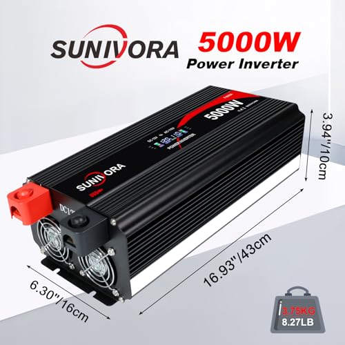 5000 Watt Power Inverter 12V to 110V