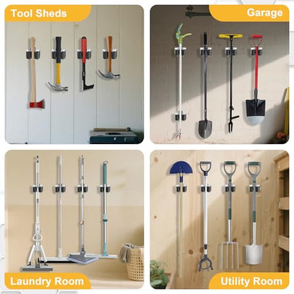 Broom Holder Wall Mount (3 Count)