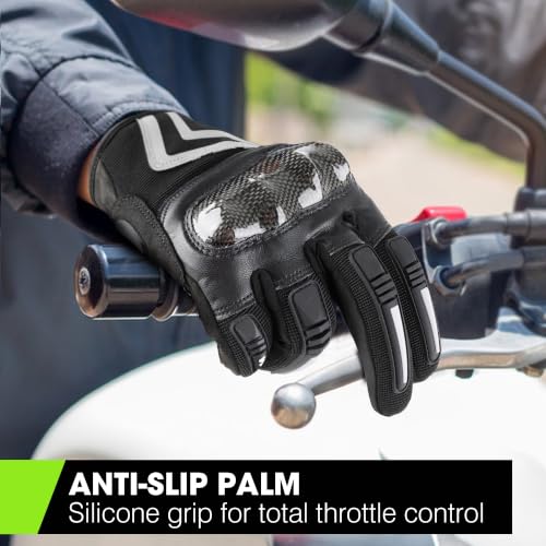 Lightweight Motorcycle Gloves for Men Touchscreen Summer