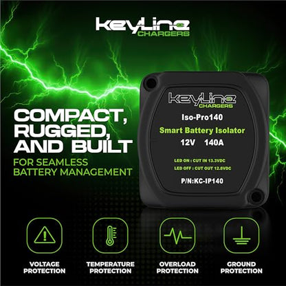 Dual Battery Isolator Kit 12V