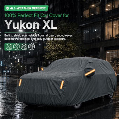 Waterproof Heavy Duty Car Cover Custom Fit GMC Yukon XL