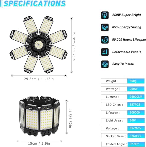 LED Garage Light 1 Pack