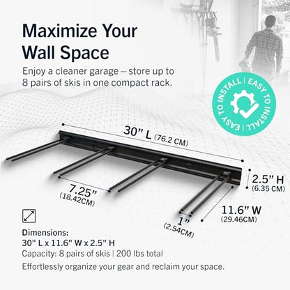 Ski Rack Wall Mount