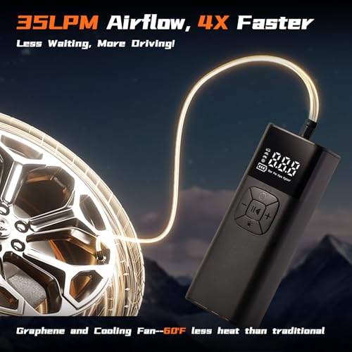 Tire Inflator Portable Air Compressor